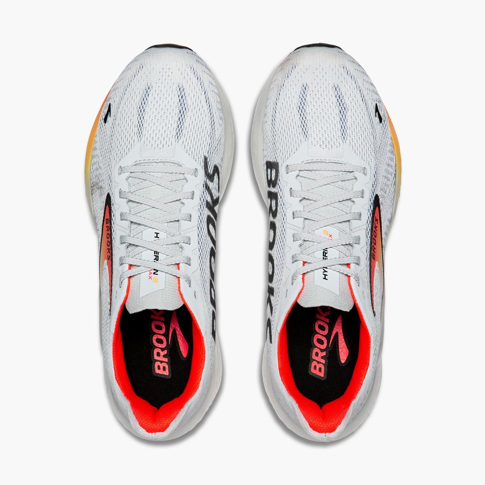 Chaussures Running Route Brooks Hyperion Max 2 Corail Noir Homme | TKT-2595394